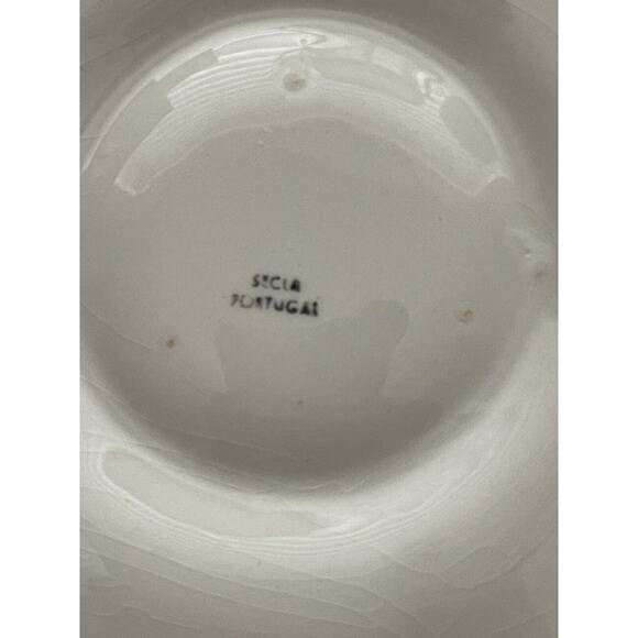 Secla Portugal 10” Ivory Sectioned Serving Dish - Picture 4 of 6